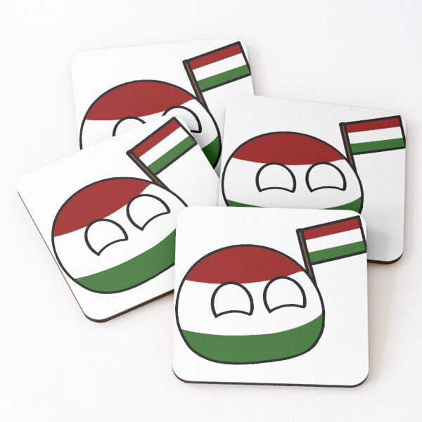 Item preview, countryballs with their flag hungaryball  designed and sold by Countryballs Shop.