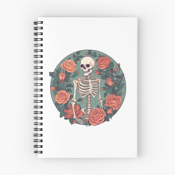 Item preview, Skeleton and Roses designed and sold by HandCraftedArt.