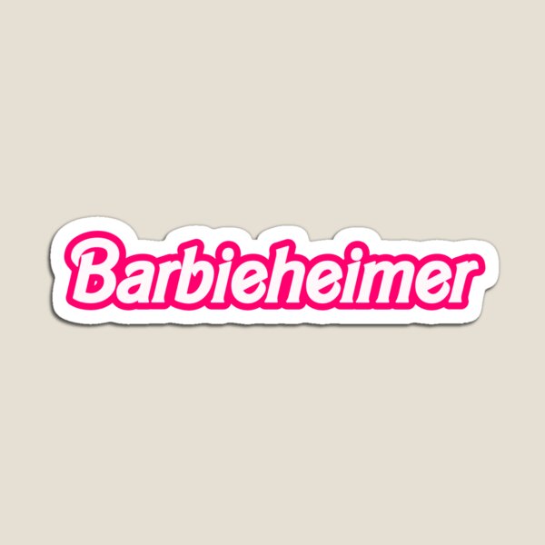 Item preview, Barbieheimer Sticker designed and sold by Isabella van Berkel.