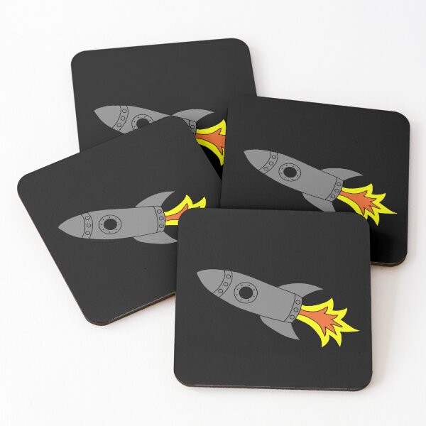 Item preview, Cartoon Space Rocket designed and sold by Scat the cat.