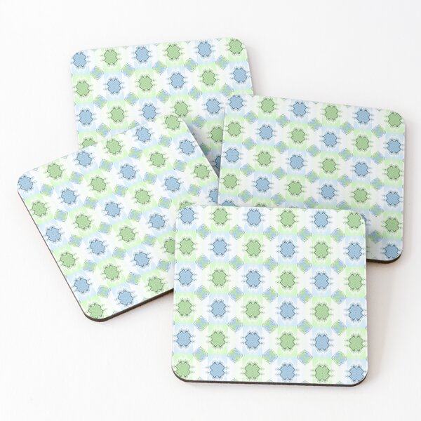 Item preview, Noughts and Crosses - Blue Green Check designed and sold by ifourdezign.