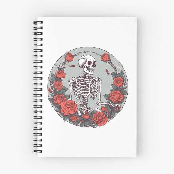 Item preview, Skeleton and Roses designed and sold by HandCraftedArt.