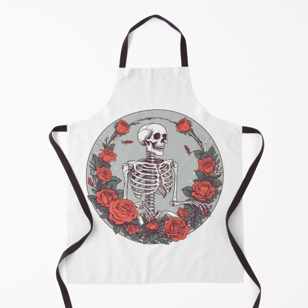 Item preview, Skeleton and Roses designed and sold by HandCraftedArt.