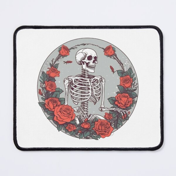 Item preview, Skeleton and Roses designed and sold by HandCraftedArt.