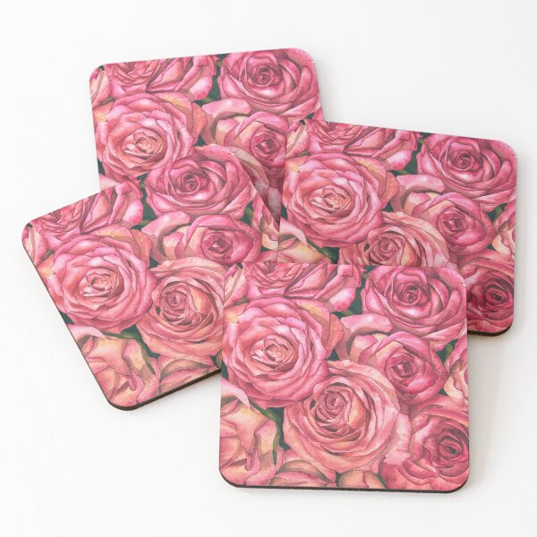 Item preview, Roses watercolor art pattern  designed and sold by cutecrazytshirt.