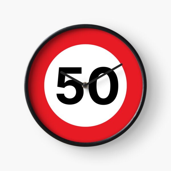 Item preview, Happy 50th! Happy 50th Birthday! Speed limit 50 in New Zealand urban roads. designed and sold by StateHouse.