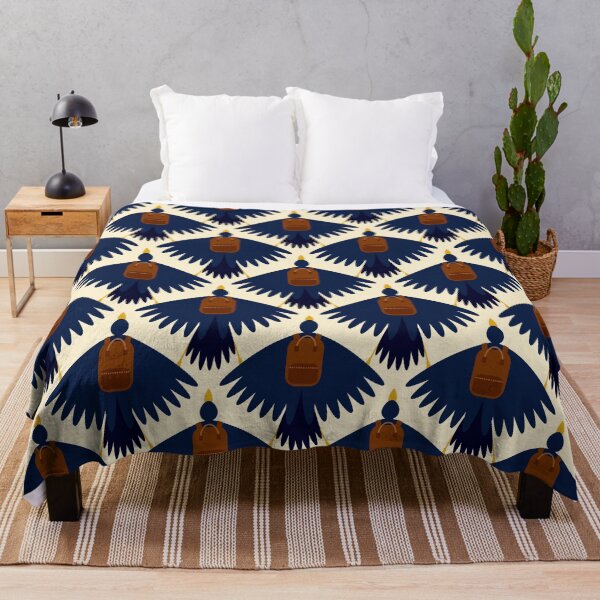 Item preview, Let’s pack our bags and fly away - Dark Navy Blue designed and sold by marialindemann.