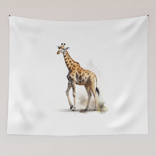 Item preview, Stunning Giraffe Watercolour Portrait designed and sold by Adios65.
