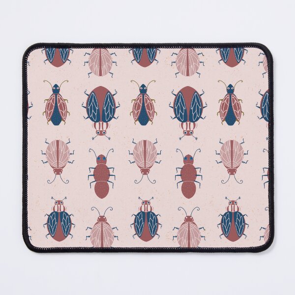 Item preview, An Entomologist Dream | Pink Cockroaches, Red Ants, and Blue Beetles designed and sold by Ingrid Poole.