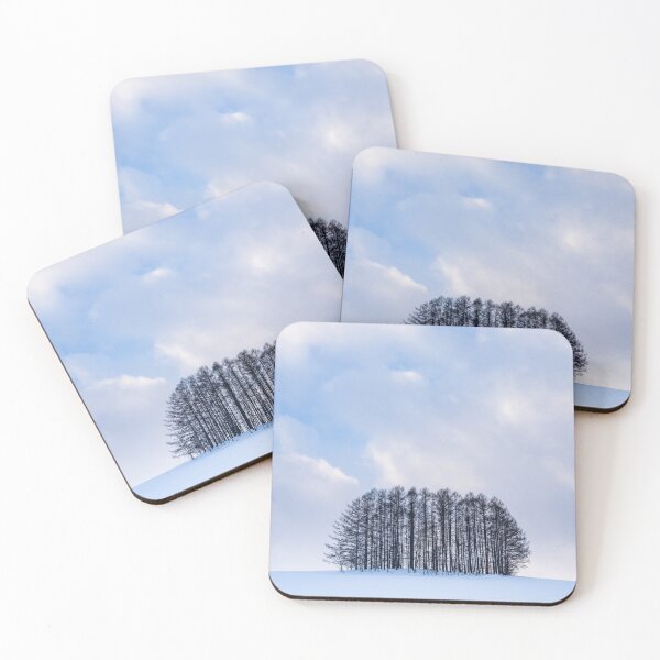 Item preview, Minimalist Winter in Biei, Hokkaido designed and sold by paulmp.