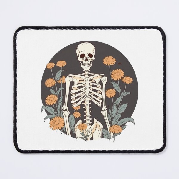 Item preview, Skeleton and Flowers designed and sold by HandCraftedArt.