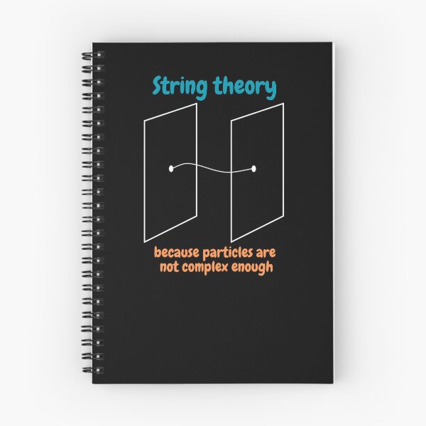 Item preview, string theory, because particles are not complex enough, funny physics designed and sold by NoetherSym.