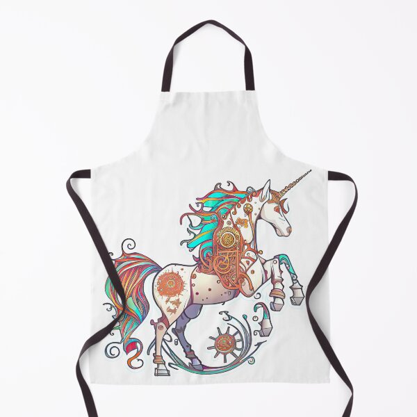 Item preview, digital art steampunk style unicorn designed and sold by LorrieBee.