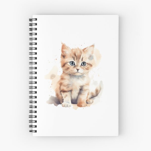 Item preview, Huggable Watercolor Kitten designed and sold by flameandbloom.