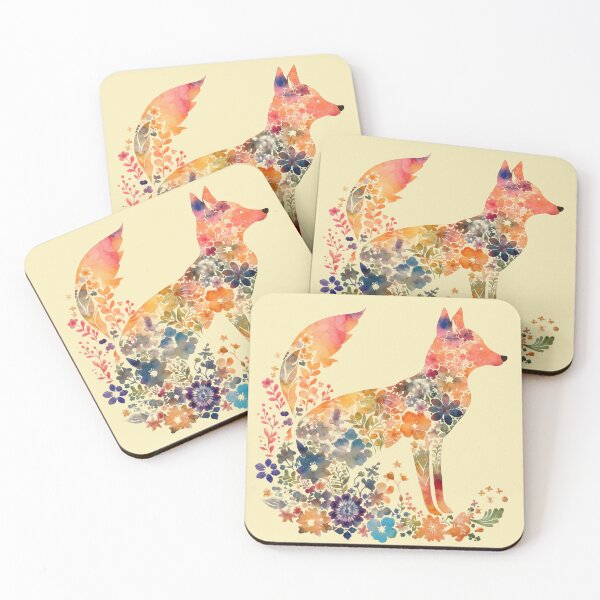 Item preview, The Flower Fox designed and sold by Mika Hutton.