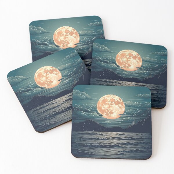 Item preview, Sunset over Water designed and sold by HandCraftedArt.