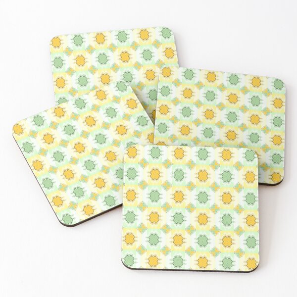 Item preview, Noughts and Crosses - Yellow Green Check designed and sold by ifourdezign.