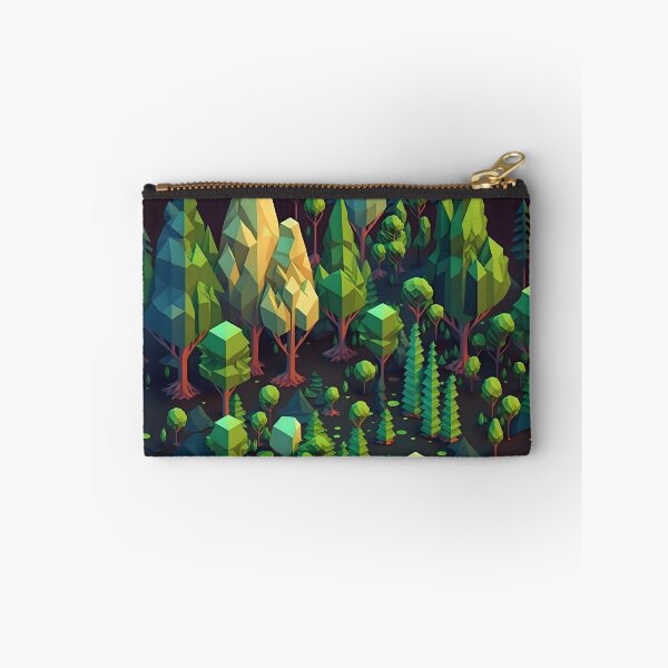 Item preview, Geometric shapes forest pattern designed and sold by NavyPanda.