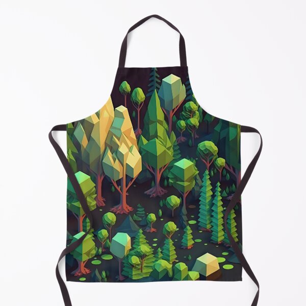 Item preview, Geometric shapes forest pattern designed and sold by NavyPanda.