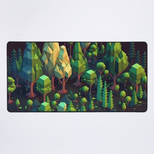 Item preview, Geometric shapes forest pattern designed and sold by NavyPanda.