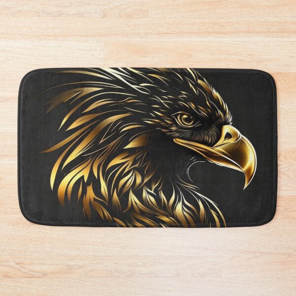 Item preview, Gold eagle head logo. designed and sold by Yaksza.