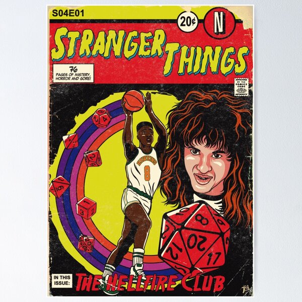 Item preview, Stranger Things Retro Comics S04E01 designed and sold by davialves.