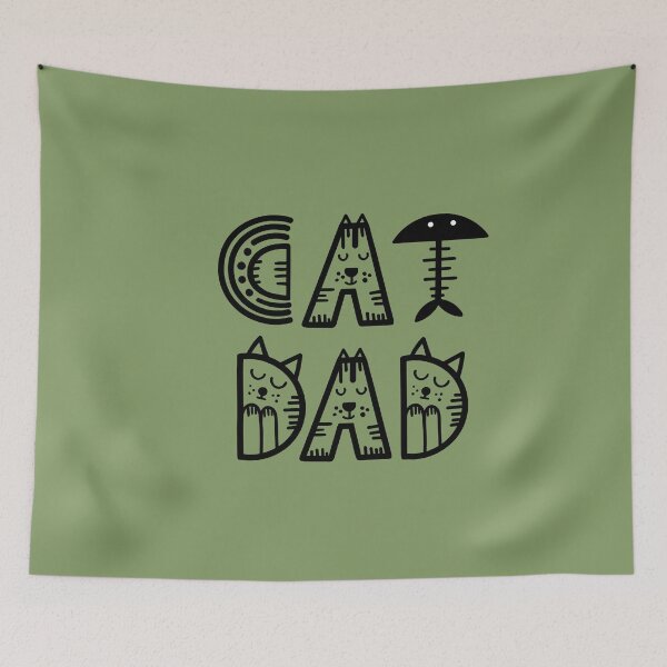 Item preview, The Perfect Father's Day Gift for Cat Dads designed and sold by nancybernard.