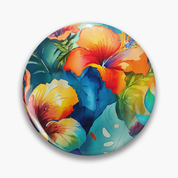 Aperçu de l'œuvre Plus d'hibiscus tropical créée et vendue par Mika Hutton.