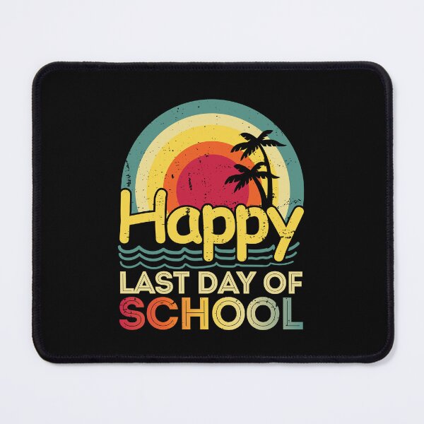 Item preview, Happy Last Day Of School Students And Teachers Retro Sunset designed and sold by GravitiTees.