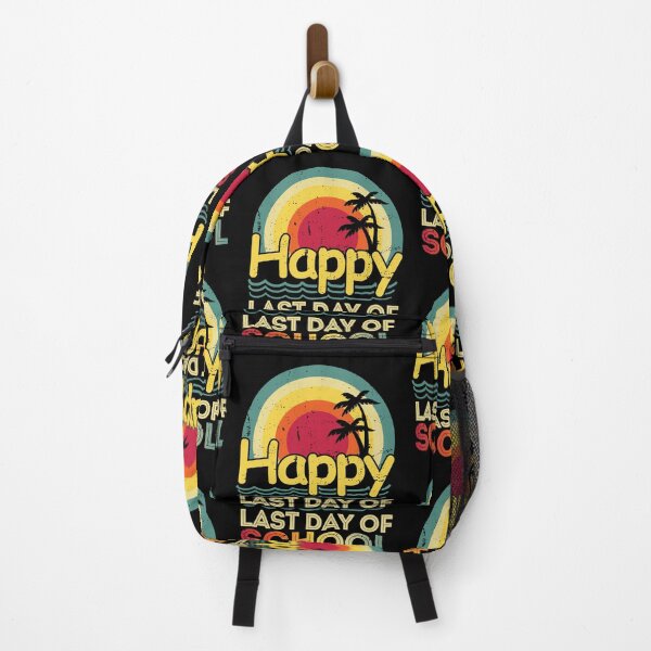 Item preview, Happy Last Day Of School Students And Teachers Retro Sunset designed and sold by GravitiTees.