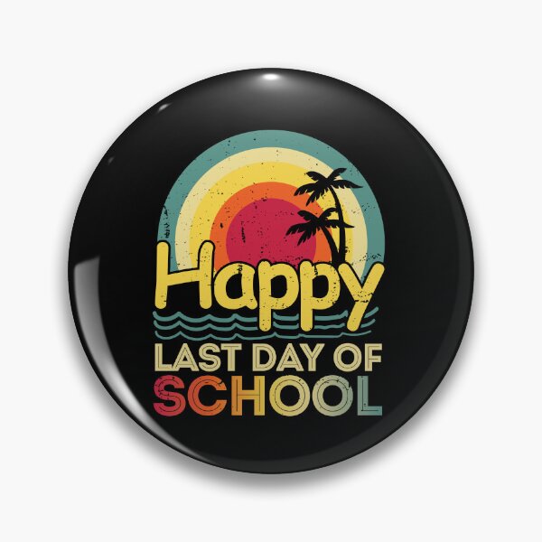 Item preview, Happy Last Day Of School Students And Teachers Retro Sunset designed and sold by GravitiTees.