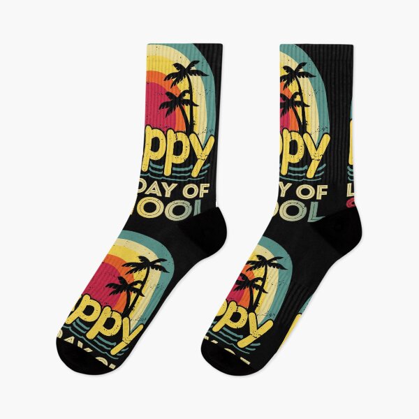 Item preview, Happy Last Day Of School Students And Teachers Retro Sunset designed and sold by GravitiTees.