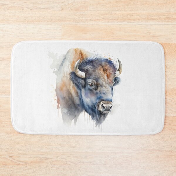 Item preview, Buffalo Illustration | Watercolour Portrait | Wildlife Portrait designed and sold by Adios65.