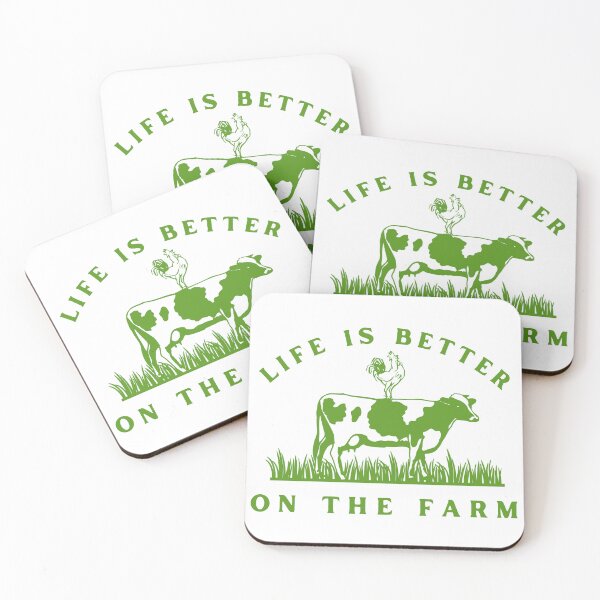 Item preview, Life Is Better On The Farm, Life Is Better In The Country designed and sold by Fashion Art Gifts ⭐⭐⭐⭐⭐.