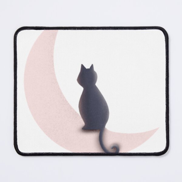 Item preview, cat miaw on moon designed and sold by Zshope.