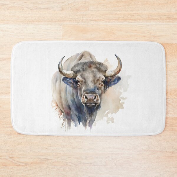 Item preview, African Buffalo Illustration | Watercolour Portrait | Wildlife Portrait designed and sold by Adios65.