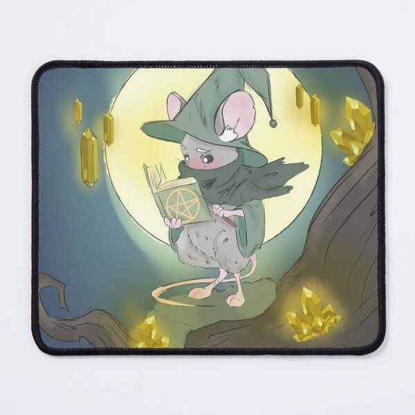 Item preview, Wizard mouse / little wizard mouse illustration designed and sold by Little-Klauss.