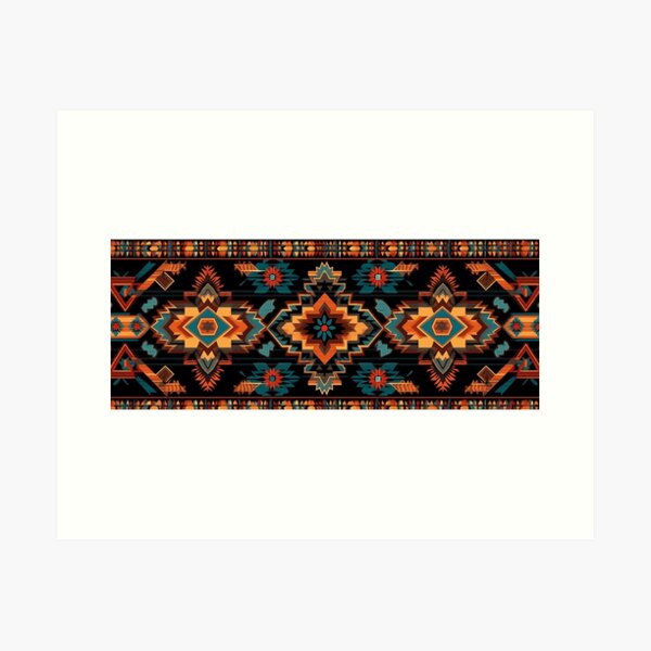 Aperçu de l'œuvre Modèle sans couture inspiré du Navajo créée et vendue par labeldesigners.