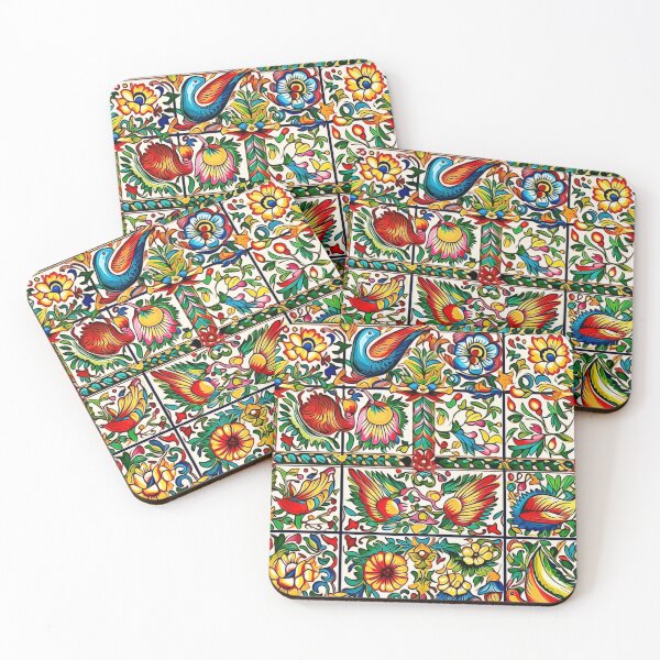 Item preview, Ceramic Tile Folk Art - Brazil 01 designed and sold by stevepmp.