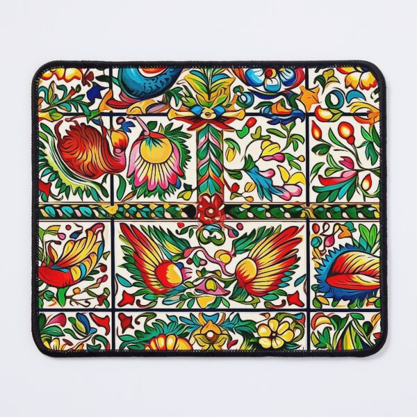 Item preview, Ceramic Tile Folk Art - Brazil 01 designed and sold by stevepmp.