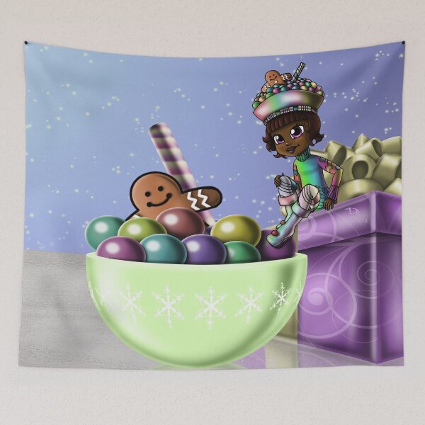 Item preview, African American Girl and Christmas designed and sold by treasured-gift.