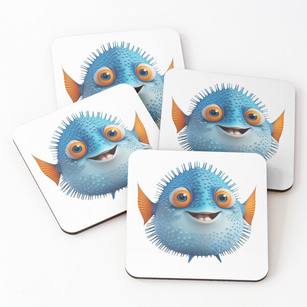 Item preview, small puffer fish designed and sold by ukrdesignhub.