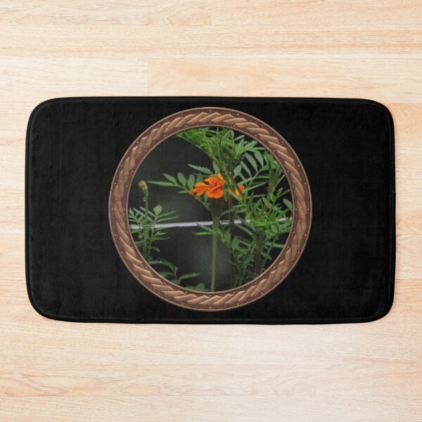 Item preview, Orange Marigold Flowers in Celtic Circle Frame 16 designed and sold by Swabcraft.