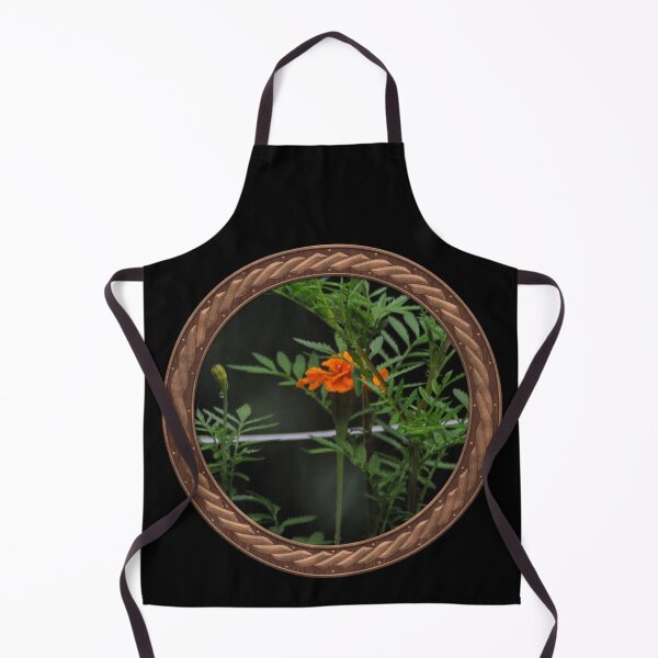 Item preview, Orange Marigold Flowers in Celtic Circle Frame 16 designed and sold by Swabcraft.