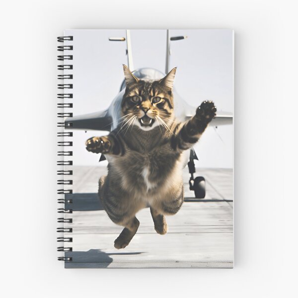 Item preview, Cat Running Away From a Fighter Jet designed and sold by JustinaLD.