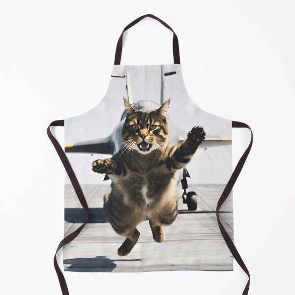 Item preview, Cat Running Away From a Fighter Jet designed and sold by JustinaLD.