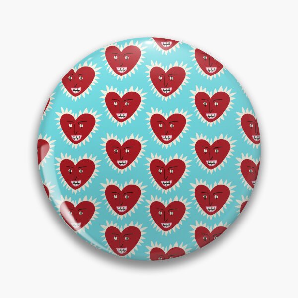 Item preview, ugly funky hearts pattern  designed and sold by Dustick.