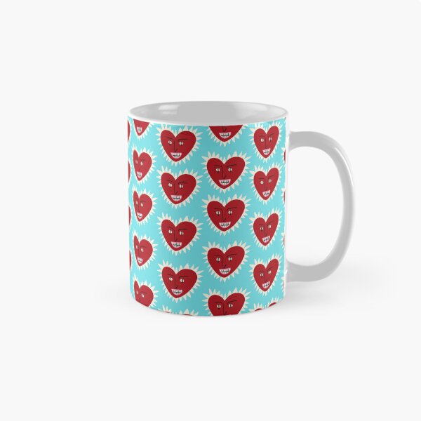Item preview, ugly funky hearts pattern  designed and sold by Dustick.