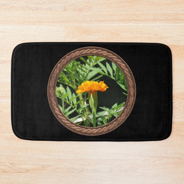 Item preview, Orange Marigold Flowers in Celtic Circle Frame 17 designed and sold by Swabcraft.