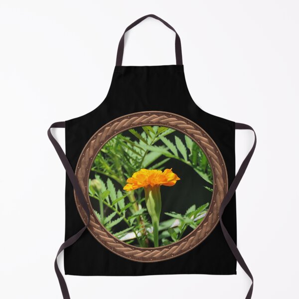 Item preview, Orange Marigold Flowers in Celtic Circle Frame 17 designed and sold by Swabcraft.
